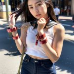 街中で、手錠で拘束される女性　大阪府　大阪市　2025年10月23日