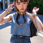 街中で、手錠で拘束される女性　福岡県　筑紫野市　2025年10月28日