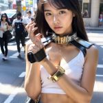 街中で、手錠で拘束される女性　奈良県　香芝市　2025年10月29日