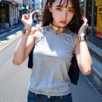 街中で、手錠で拘束される女性　石川県　小松市　2025年10月30日