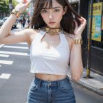 街中で、手錠で拘束される女性　奈良県　大和郡山市　2026年04月24日