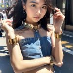 街中で、手錠で拘束される女性　埼玉県　越谷市　2026年04月29日