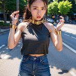 街中で、手錠で拘束される女性　佐賀県　唐津市　2026年05月08日