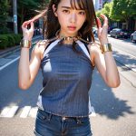 街中で、手錠で拘束される女性　埼玉県　狭山市　2026年05月25日